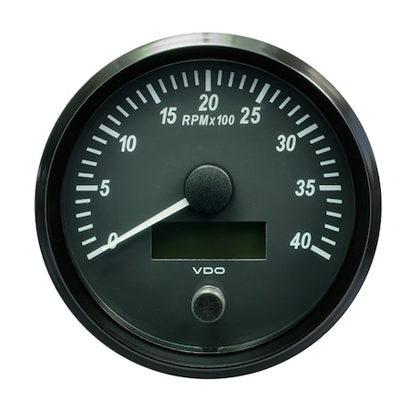 Vdo VDO SingleViu 100mm (4") Tachometer - 4000 RPM A2C3832800030